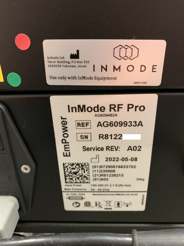 2022 InMode EmpowerRF with VTone, FormaV, Morpheus8V & Morpheus8 Face Handpieces - Vaginal Rejuvenation & Skin Tightening with Fractional RF Microneedling for Face & Neck - Does Not Include Consumable Support - Free Shipping & Warranty (jp/jg78-01)x - Image 38