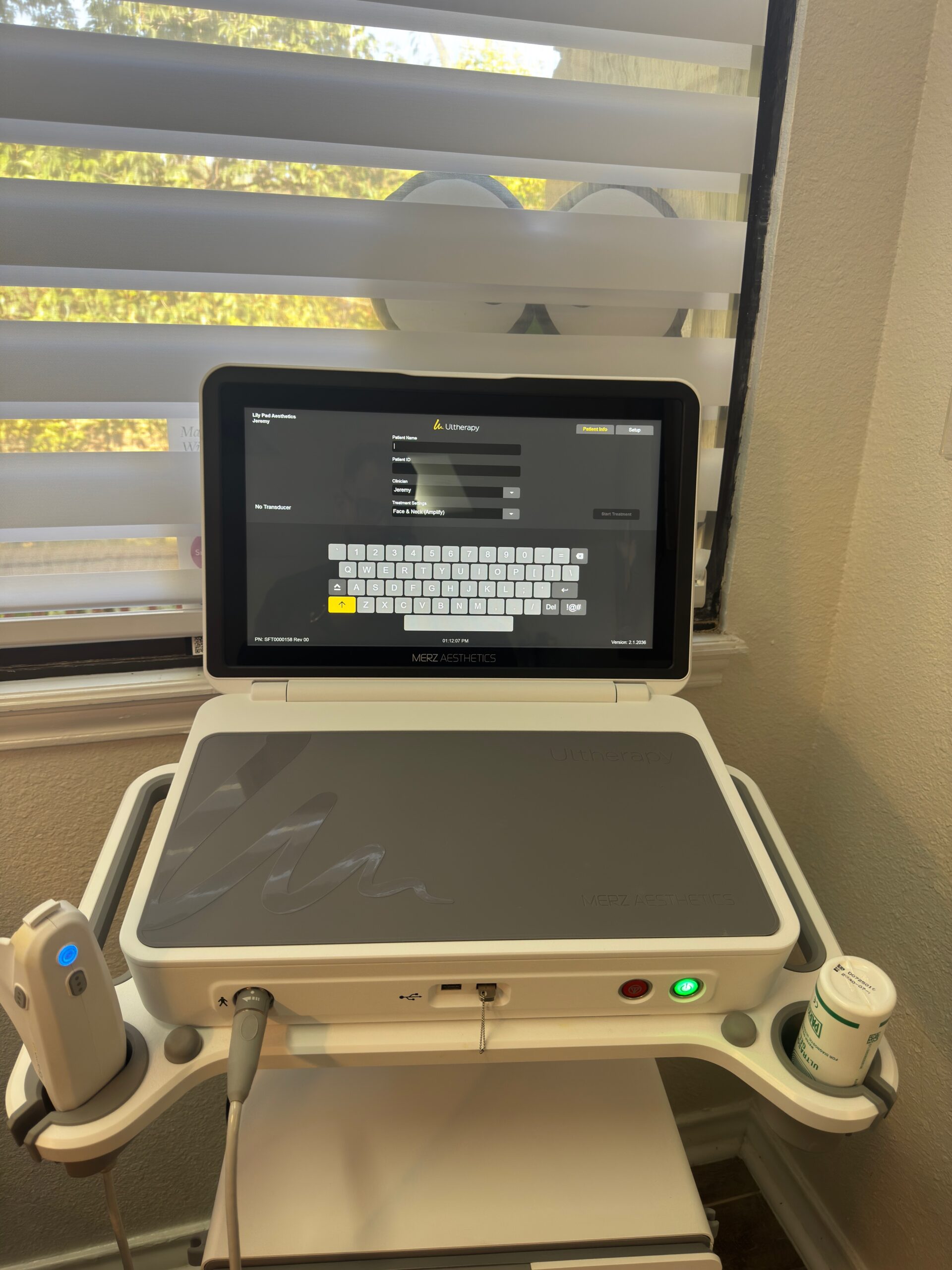 2025 Merz Ulthera Ultherapy Prime Ultrasound Skin Tightening System with UH-2 DeepSee Handpiece - Under Manufacturer Warranty Until 09/2026 -Free Shipping & Warranty (km/dol)s - Image 6