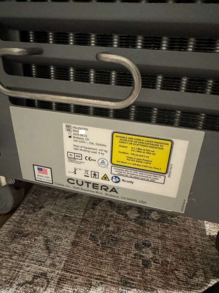 2019 Cutera Enlighten II For Sale - Perfect Condition - Image 9