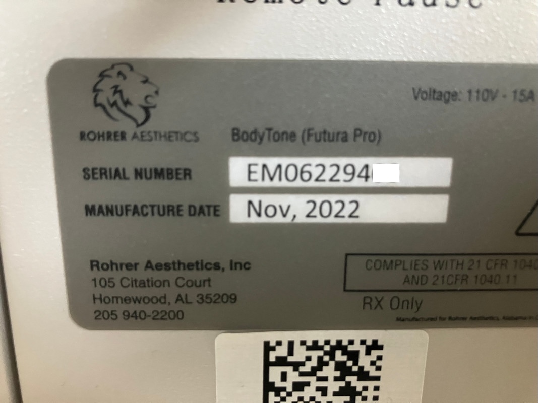 2022 Rohrer BodyTone for Sale – Bio-Electric Muscle Strengthening & Toning - Image 10