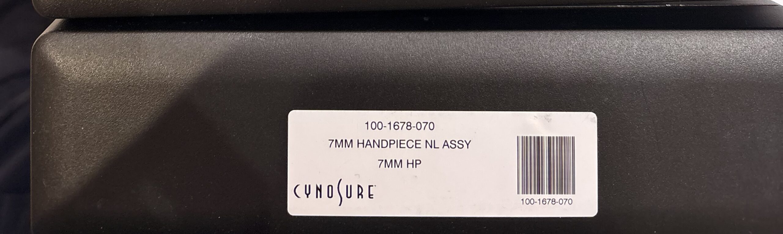 Elite Plus 7mm handpiece outer case and sticker