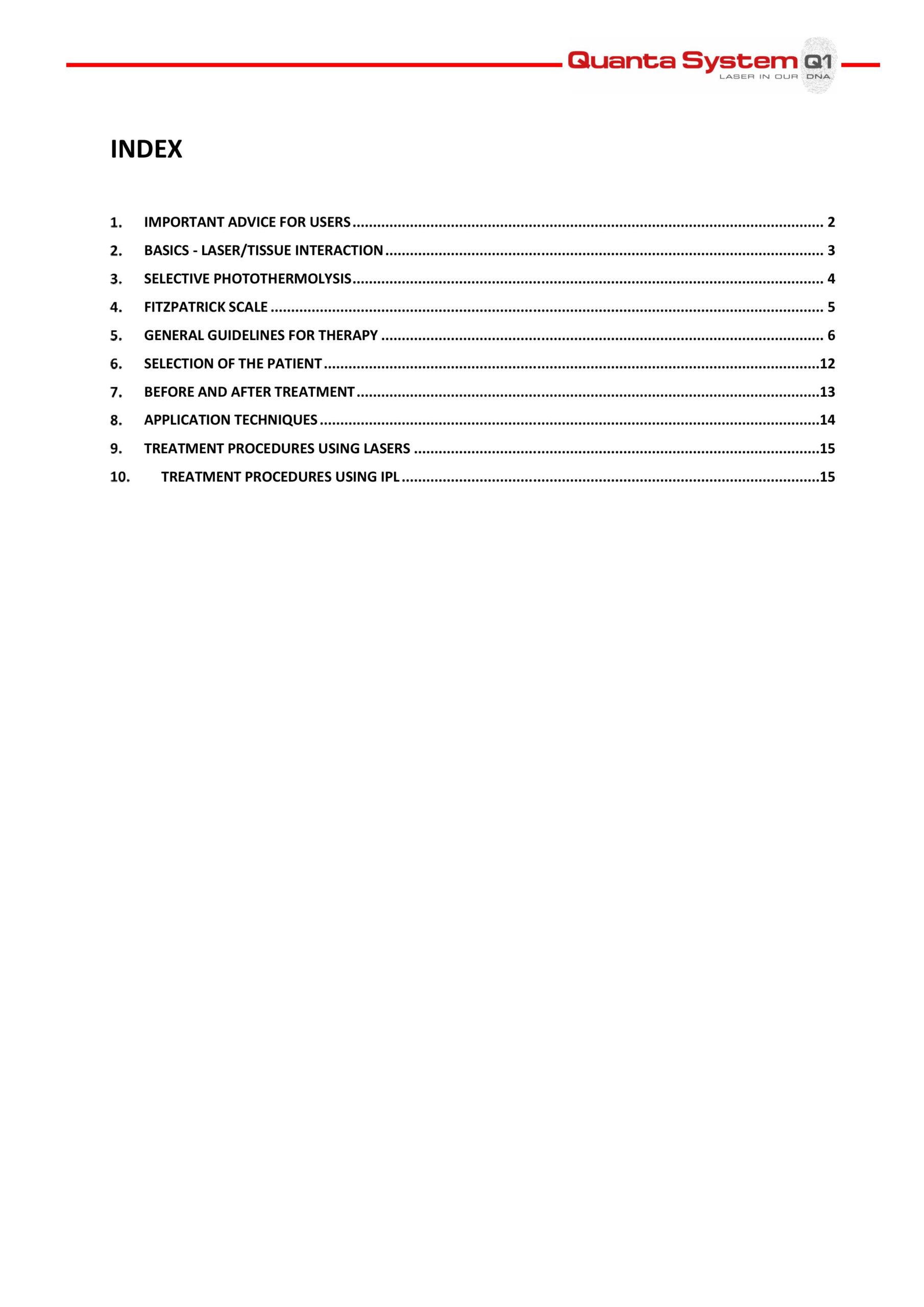 Quanta EVO Family Lasers User – PDF Download - Image 7