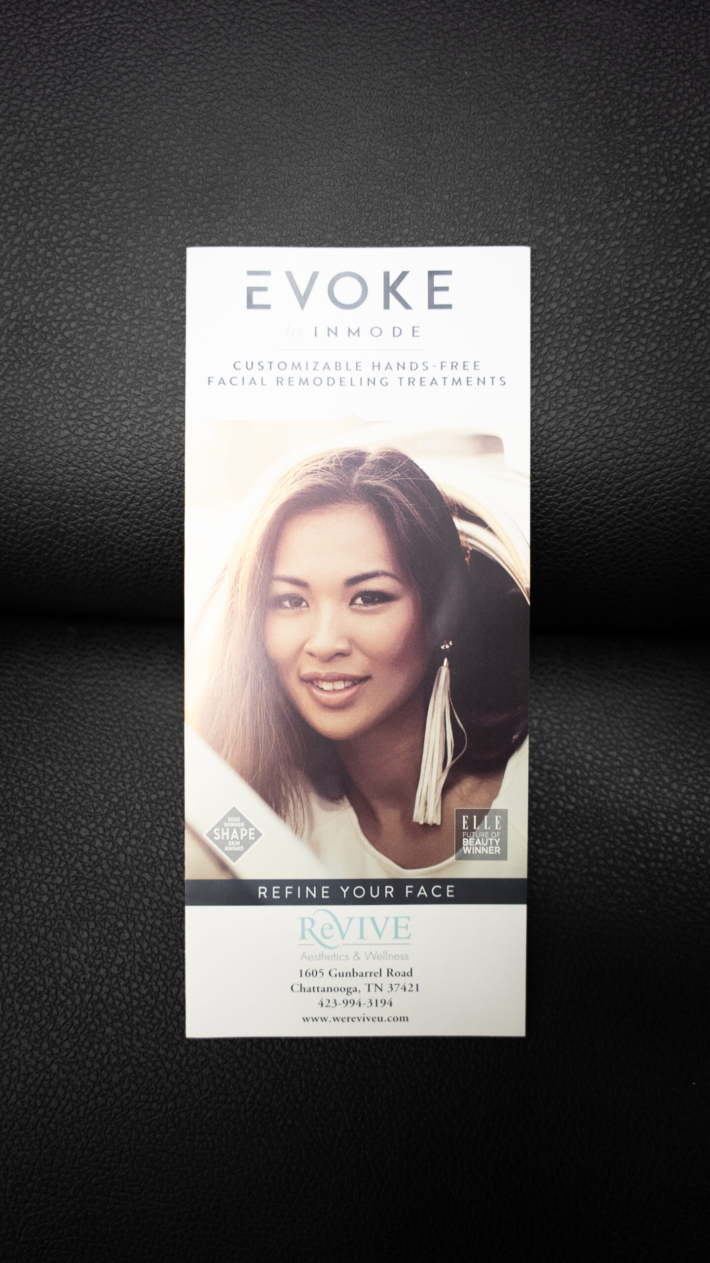 Inmode 2020 Evoke pamphlet