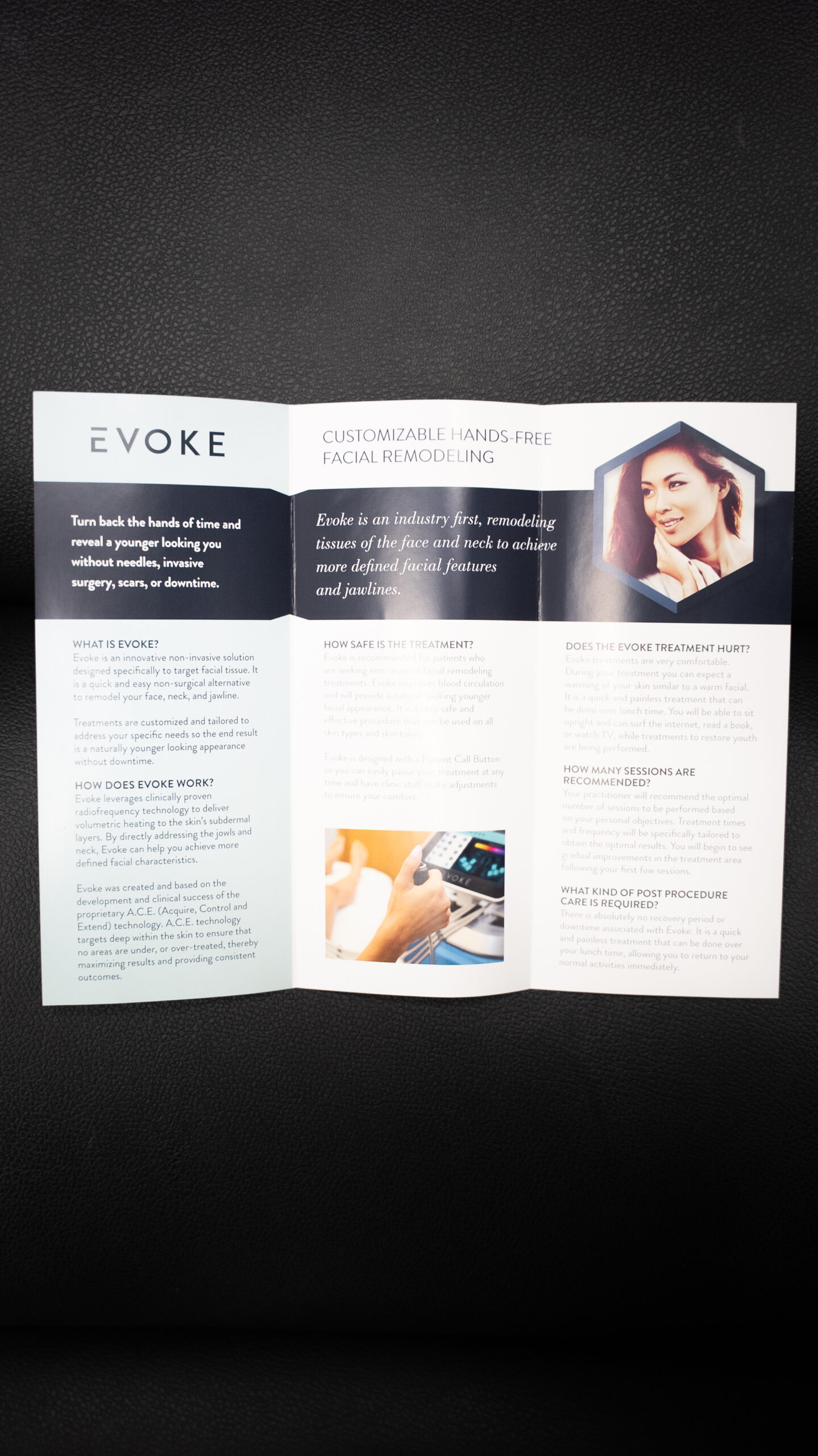 Inmode Evoke open brochure