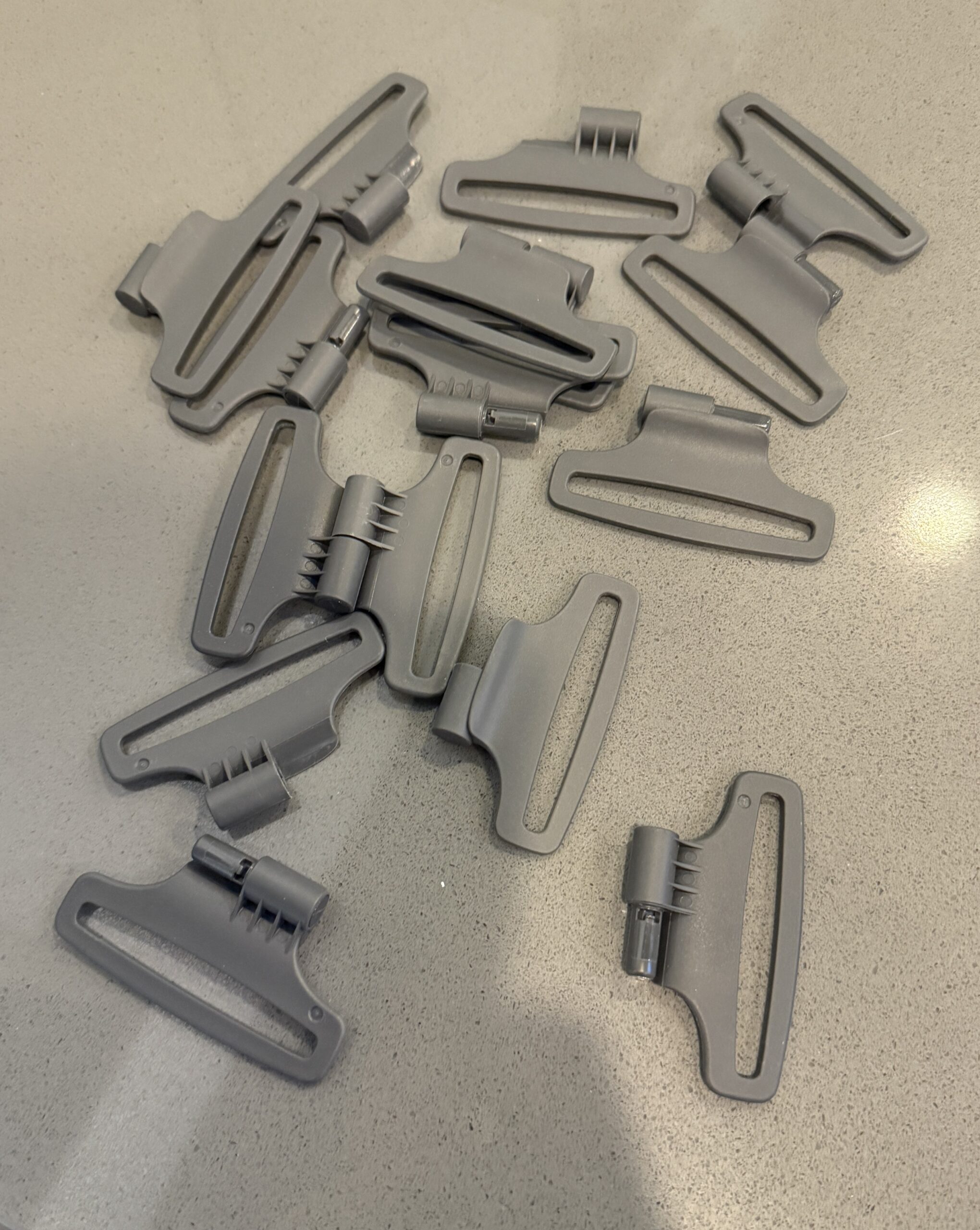 EvolveX belt clips top-down view