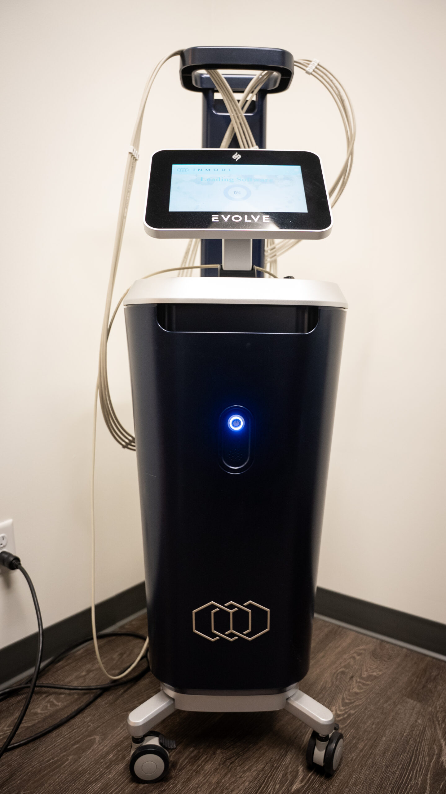 Inmode 2020 body contouring machine frontward-facing view
