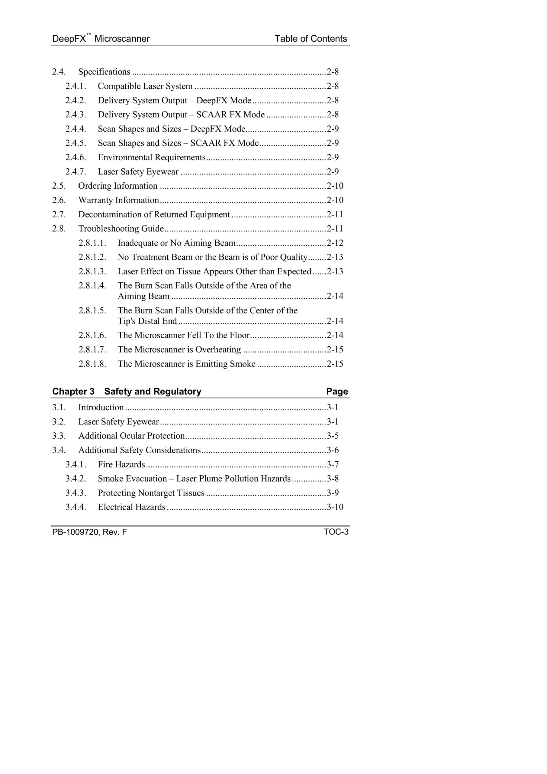 Lumenis DeepFX User Manual – PDF Download - Image 5