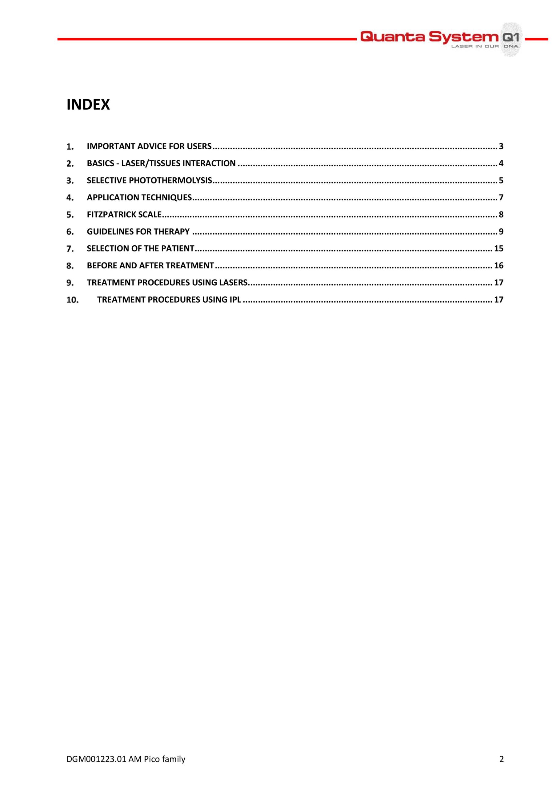 Quanta EVO Family Lasers User – PDF Download - Image 11