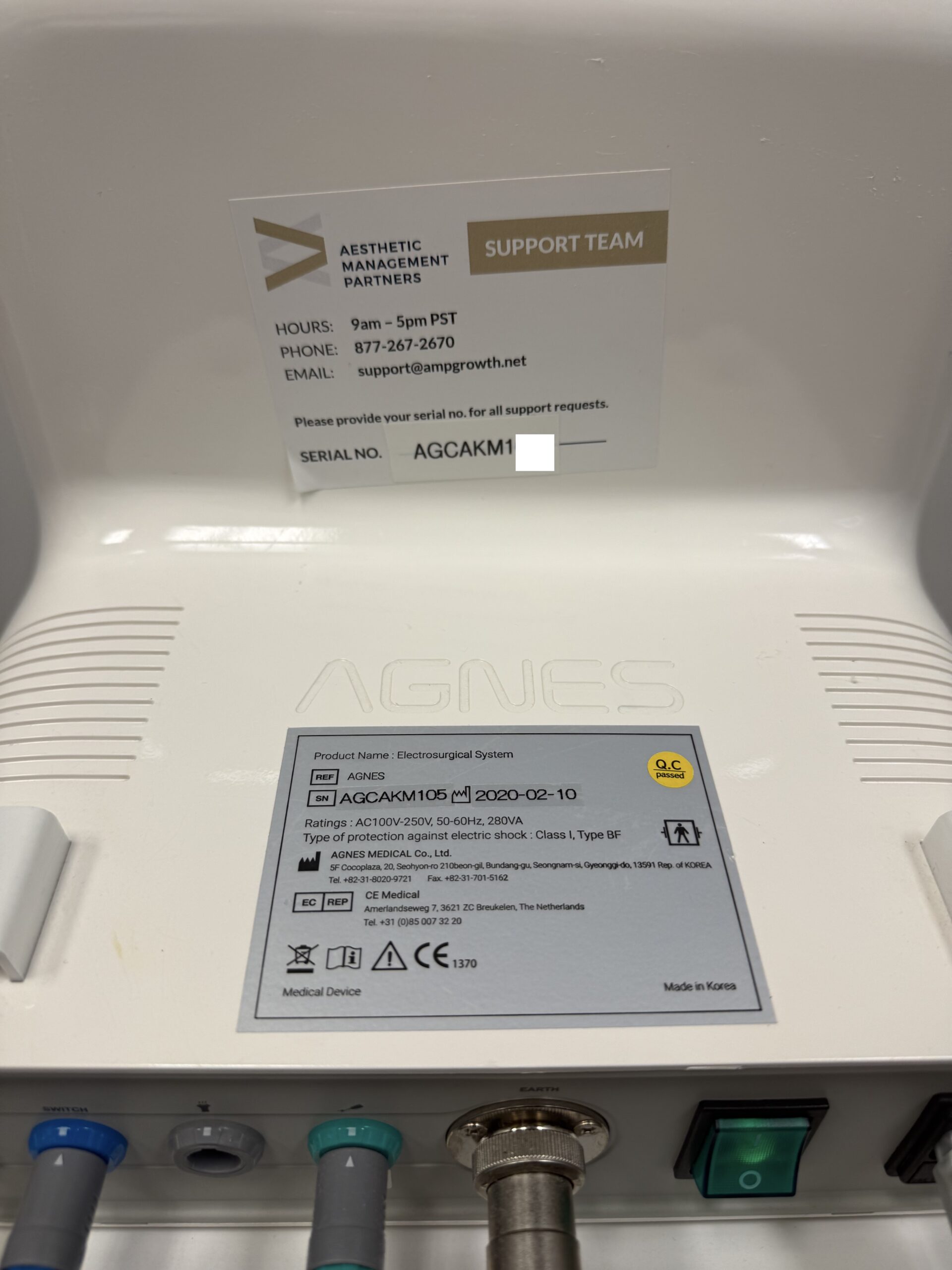 AMP 2020 Agnes data label