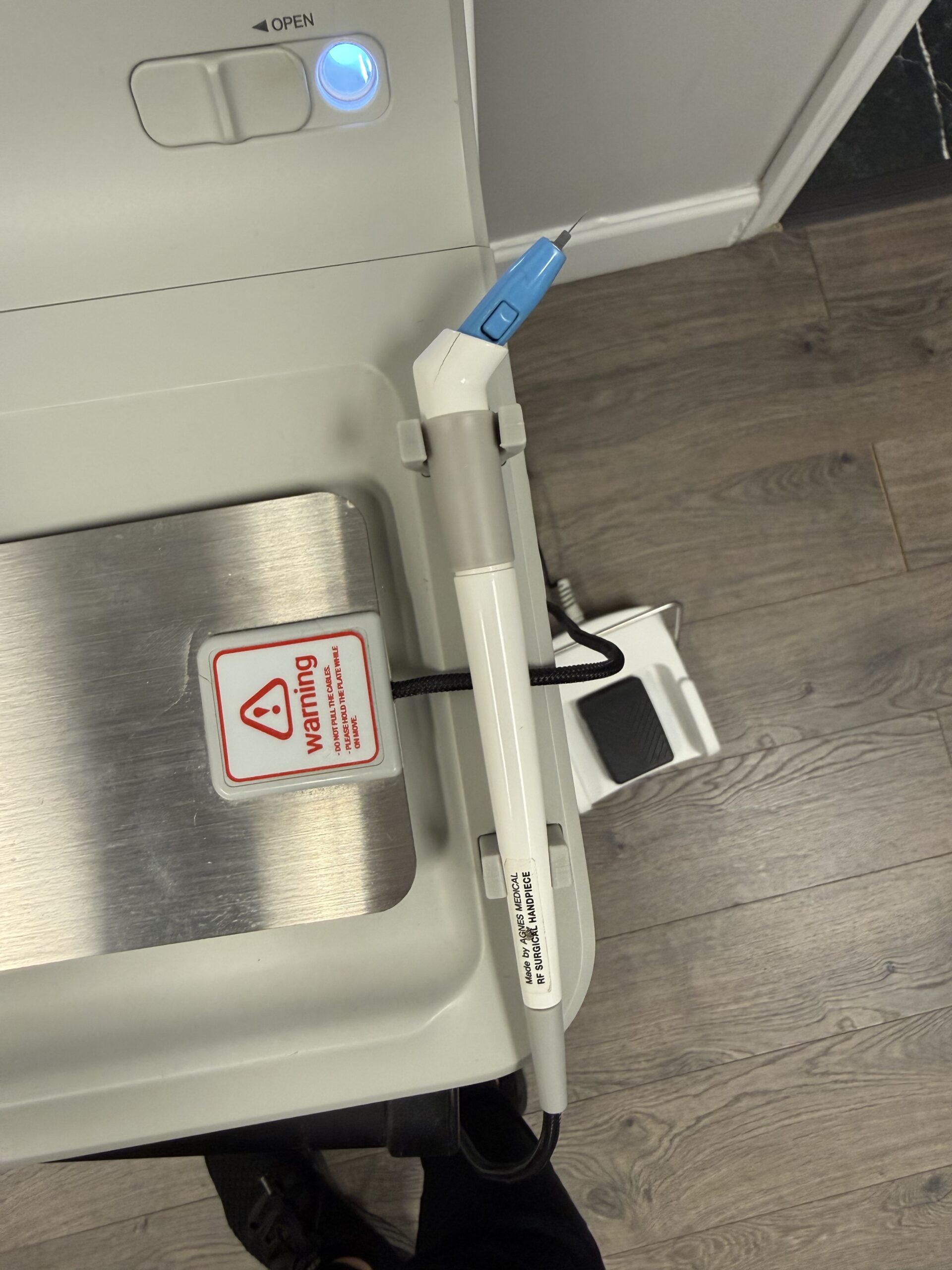 RF Microneedling attachment close-up