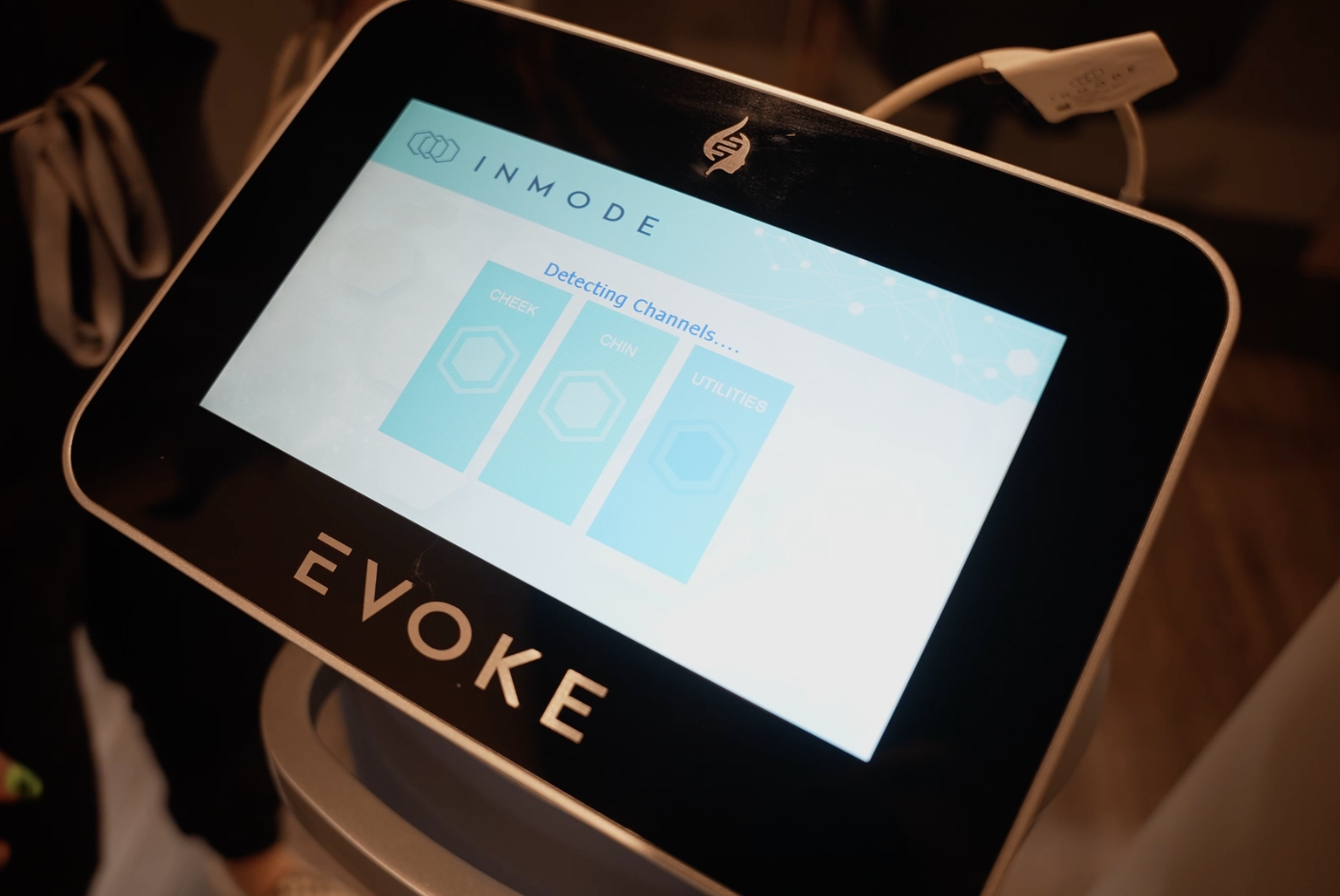 Inmode Evoke front display screen view