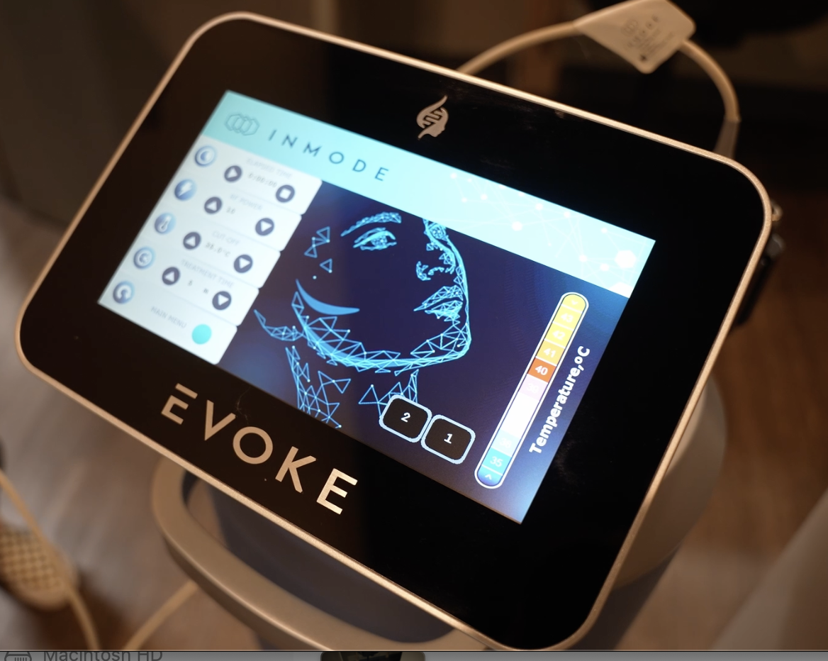 Evoke control screen front view