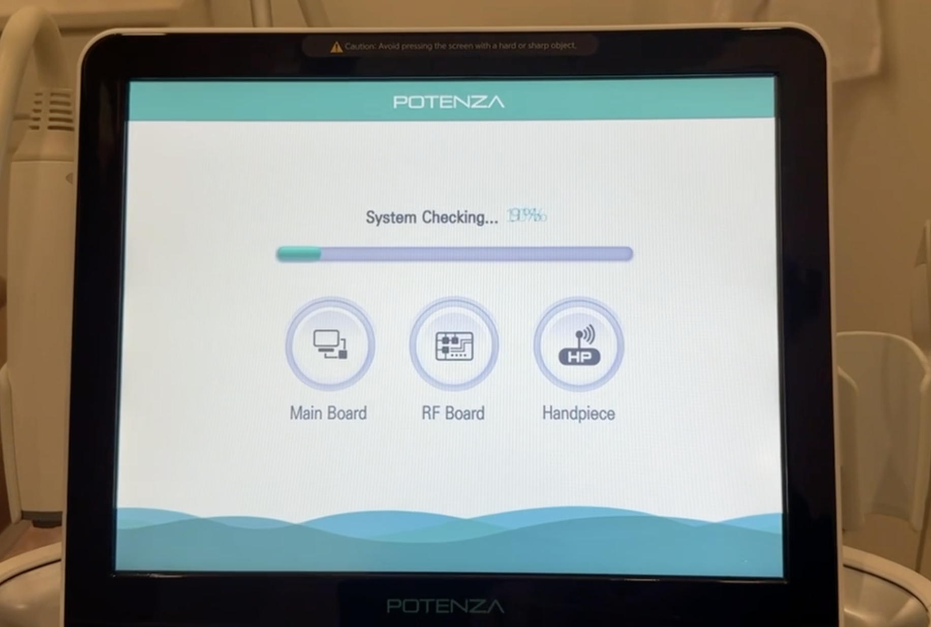 Potenza screen view
