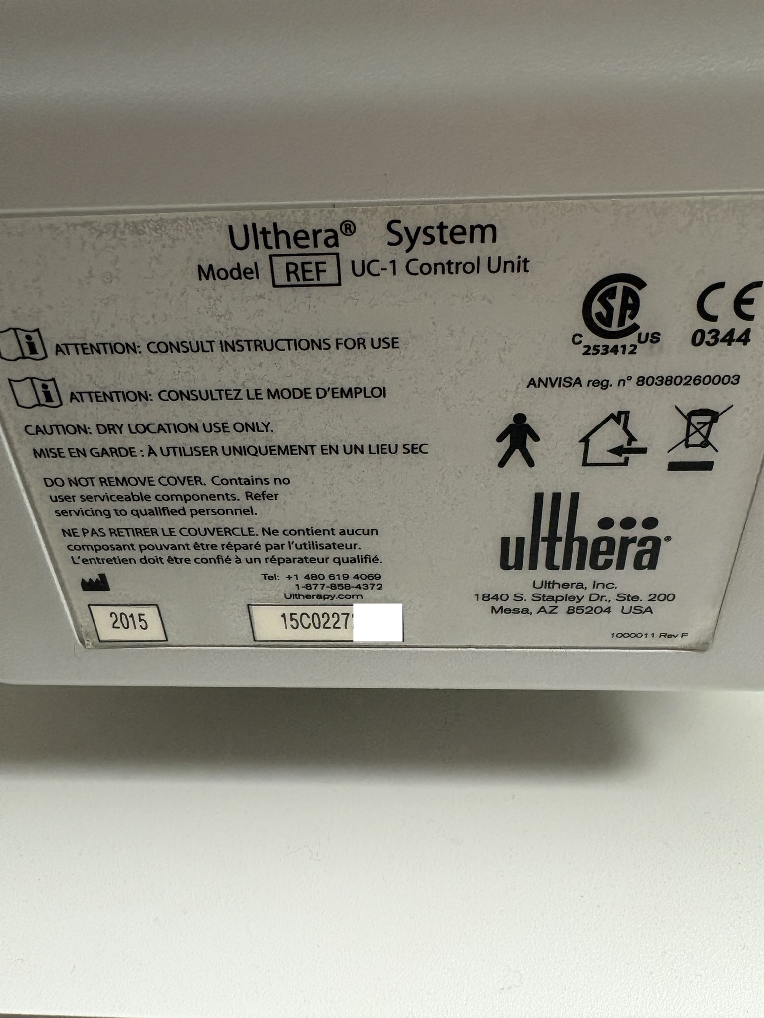 2015 Merz Ulthera For Sale - Ultherapy Ultrasound + Warranty - Image 13