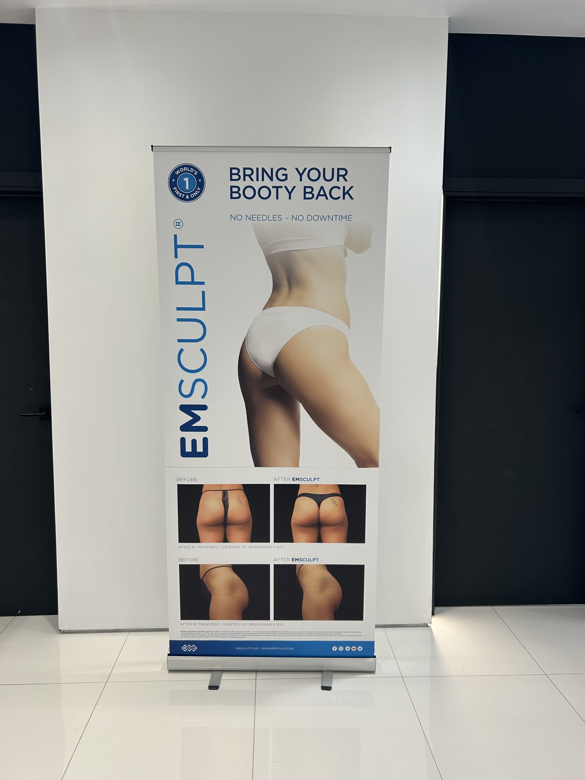 Emsculpt lower body toning results banner