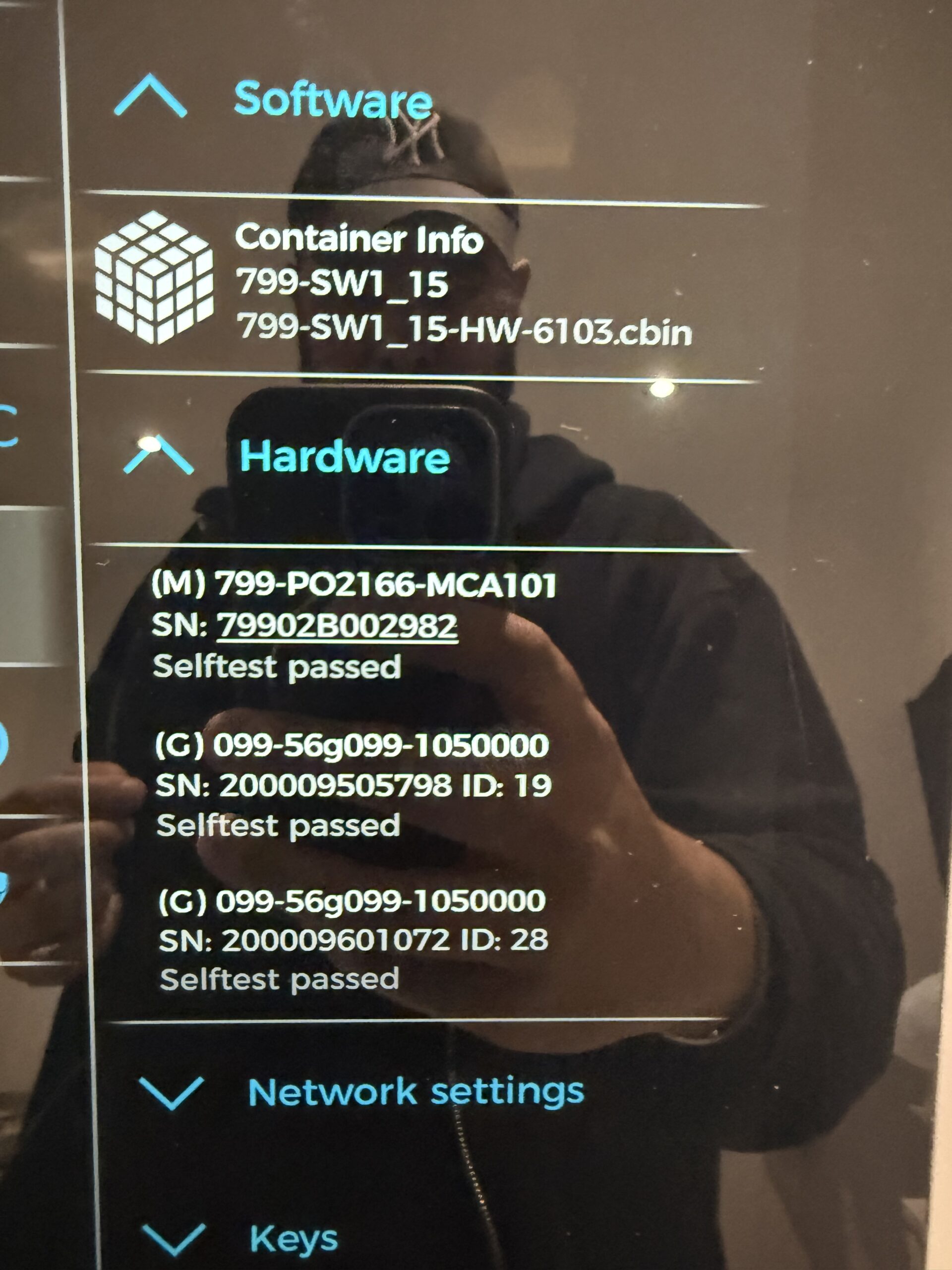BTL Emsculpt display screen close-up