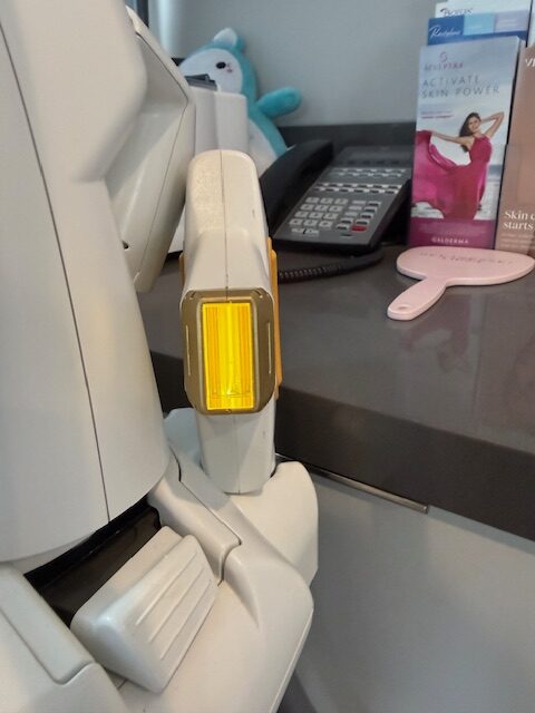 Icon laser handpiece close-up
