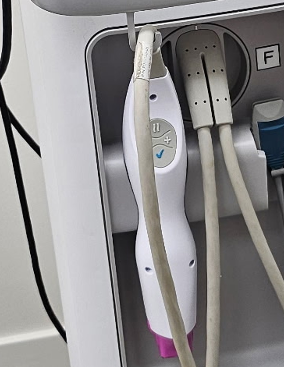 Thermage FLX connector ports close-up