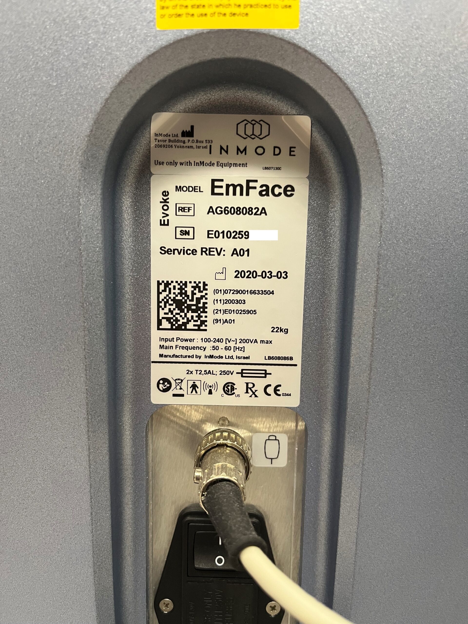 2020 InMode Evoke For Sale – Face & Neck Skin Tightening - Image 13
