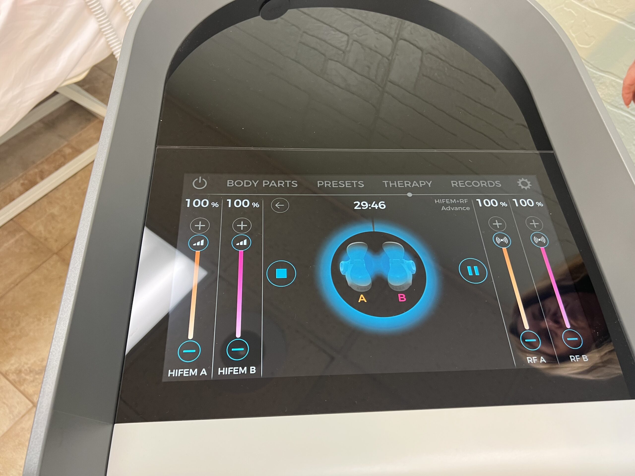 Pre owned btl emsculpt neo