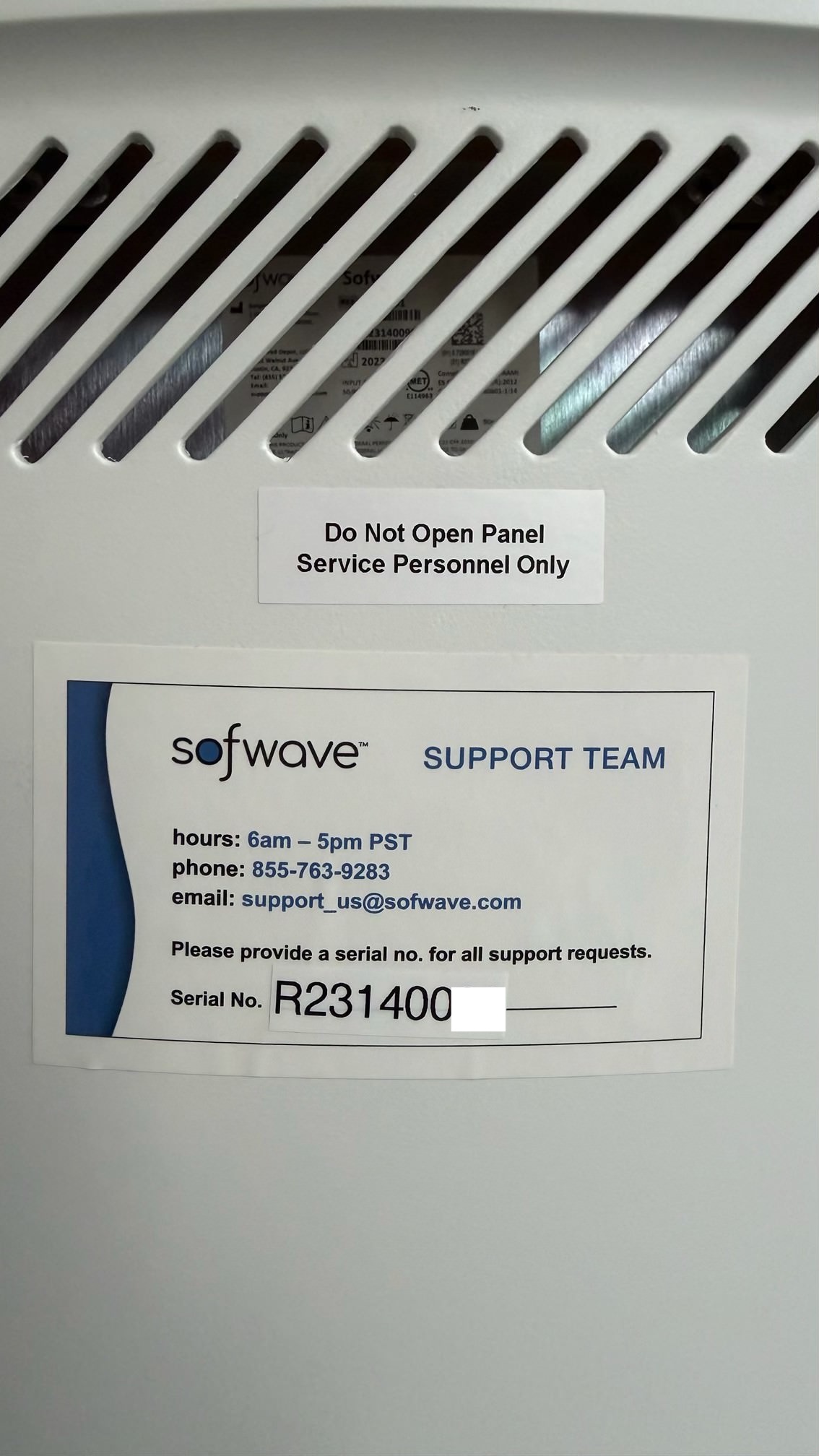sofwave skin tightening for sale - 2019 model - serial number