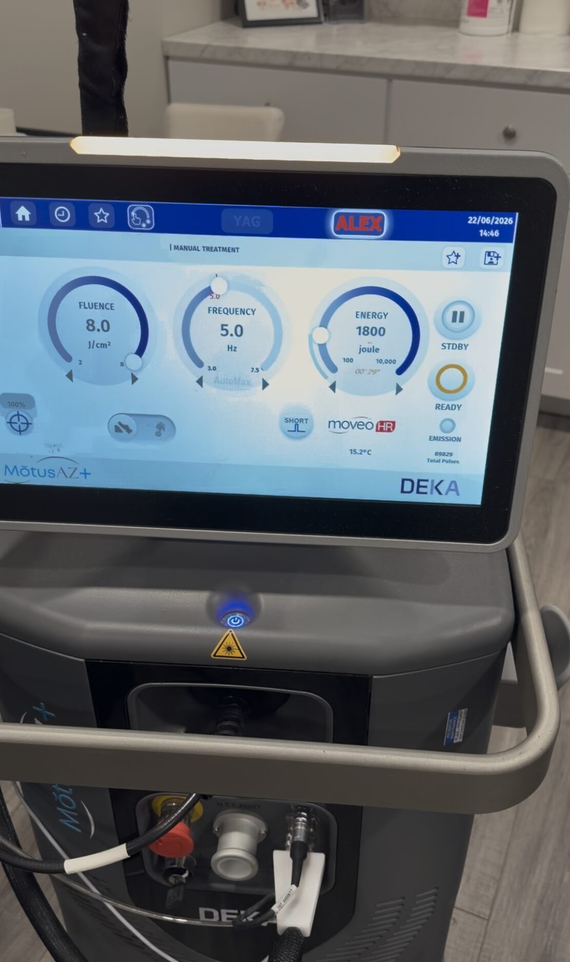 2021 Motus AZ Plus by Cartessa For Sale Yag Pulse Count Display