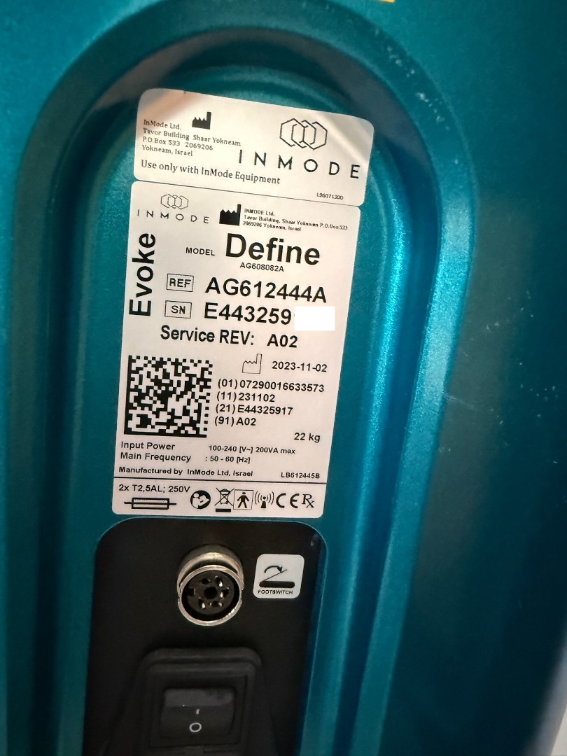 2023 Inmode Define For Sale w/ 4 Applicators - Image 33