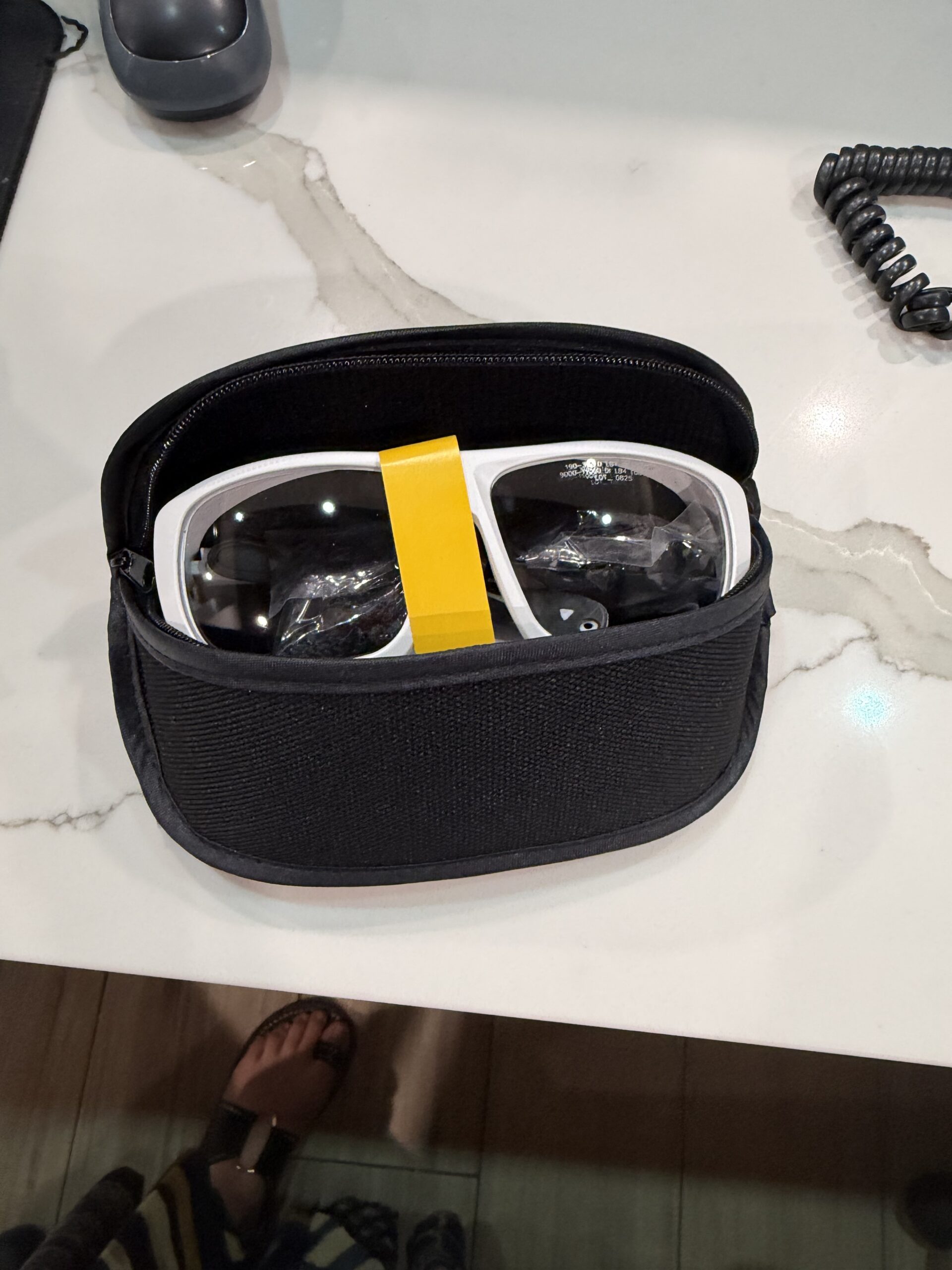 protective goggles included with Sylfirm X system