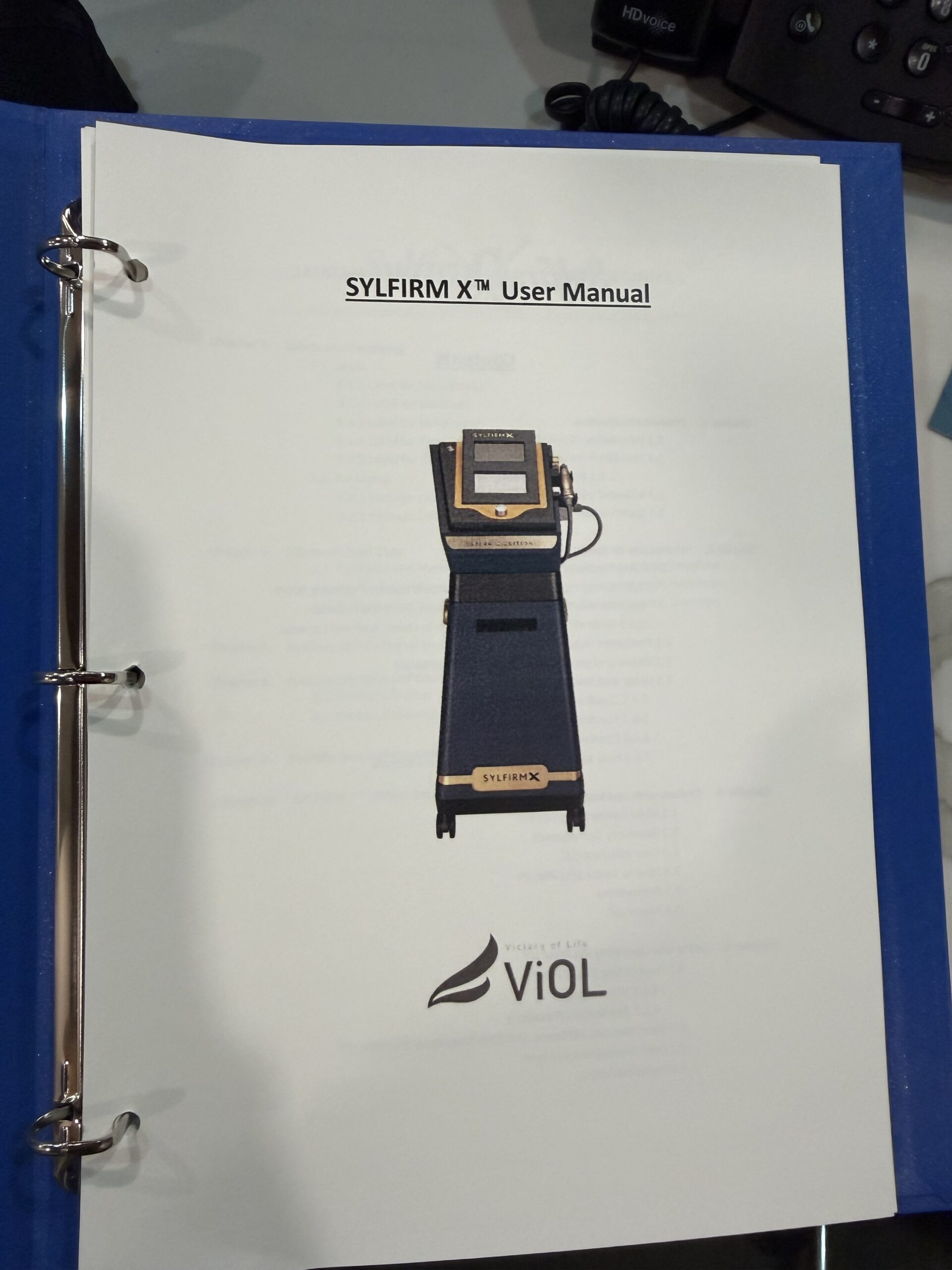 user manual overhead view