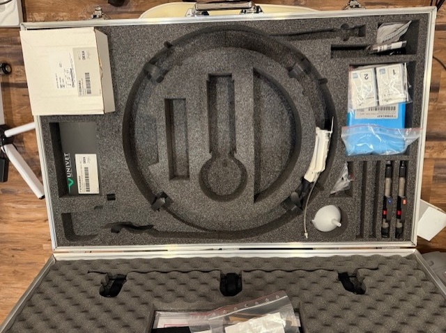 Motus AX Moveo attachments in storage case
