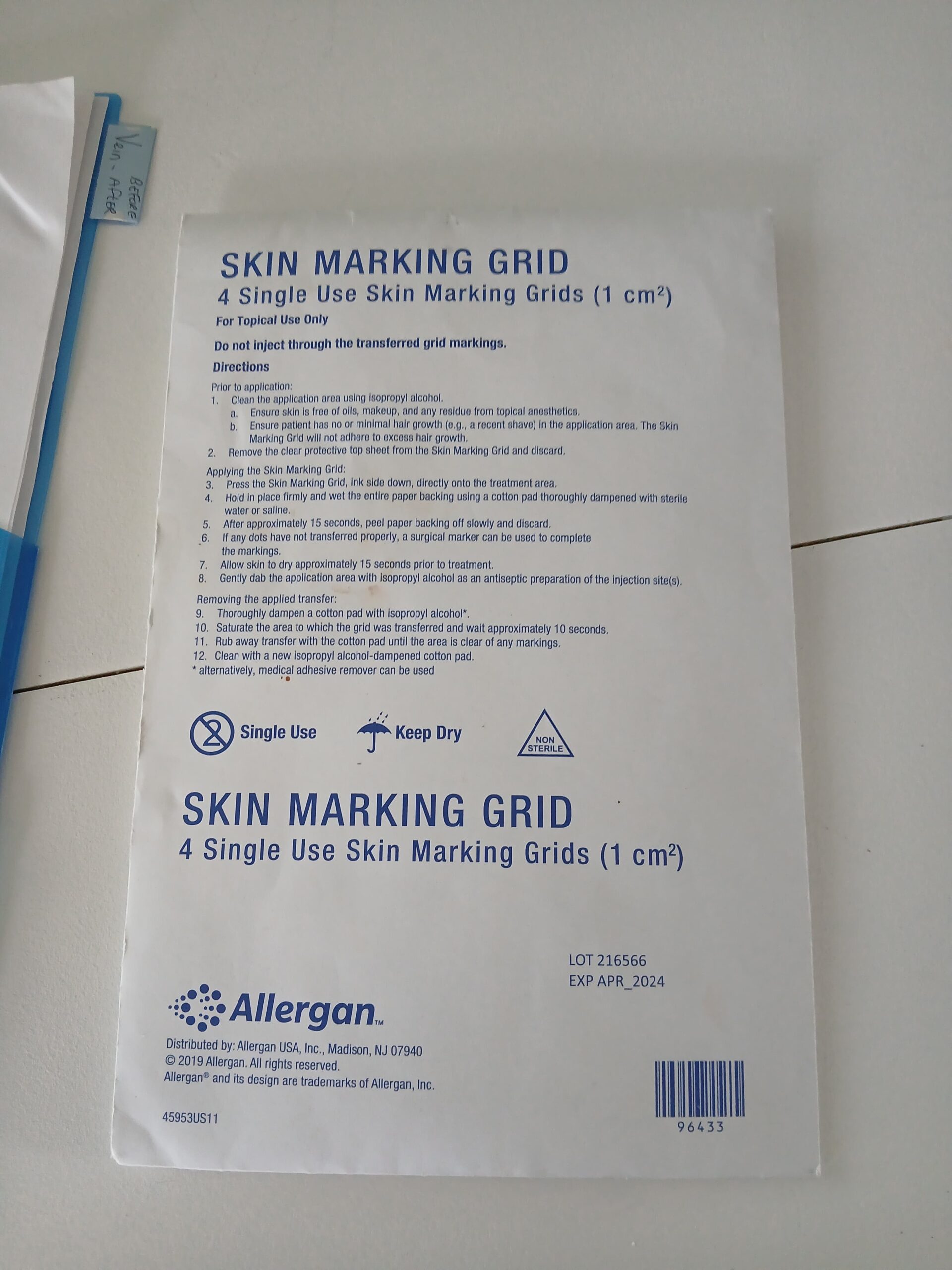 VeinLite PRO Skin Marking Grid