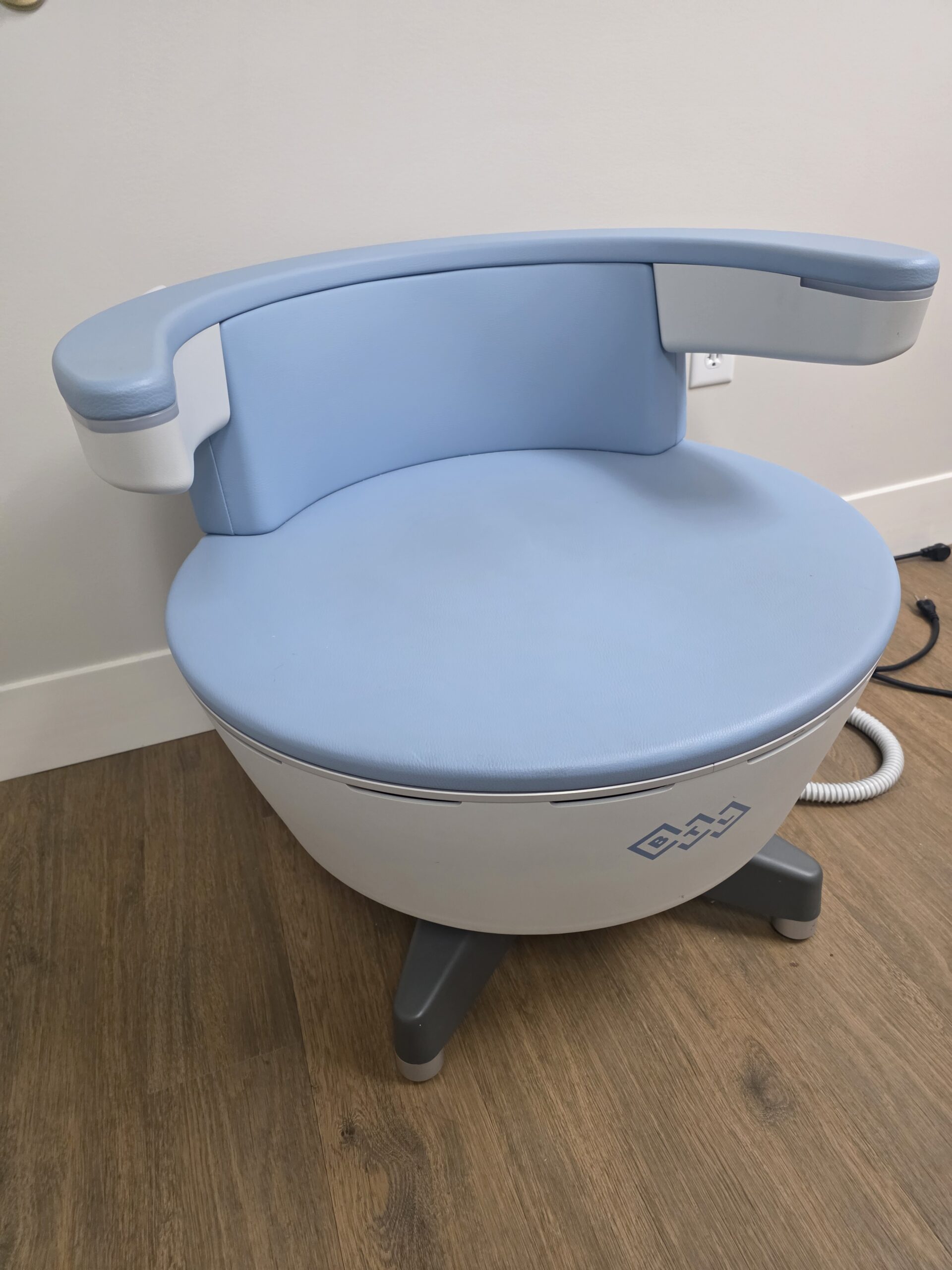 2021 Emsella Chair angled front view