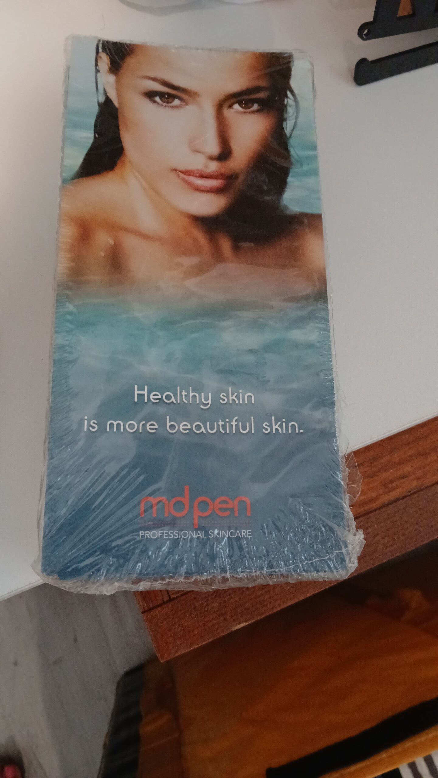 mdpen blue brochure front view