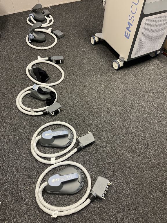 2024 BTL Emsculpt Neo system with all three paddle sets included