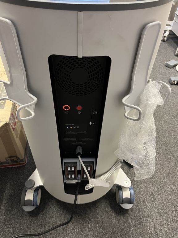2024 BTL Emsculpt Neo system backside overview showing rear panel