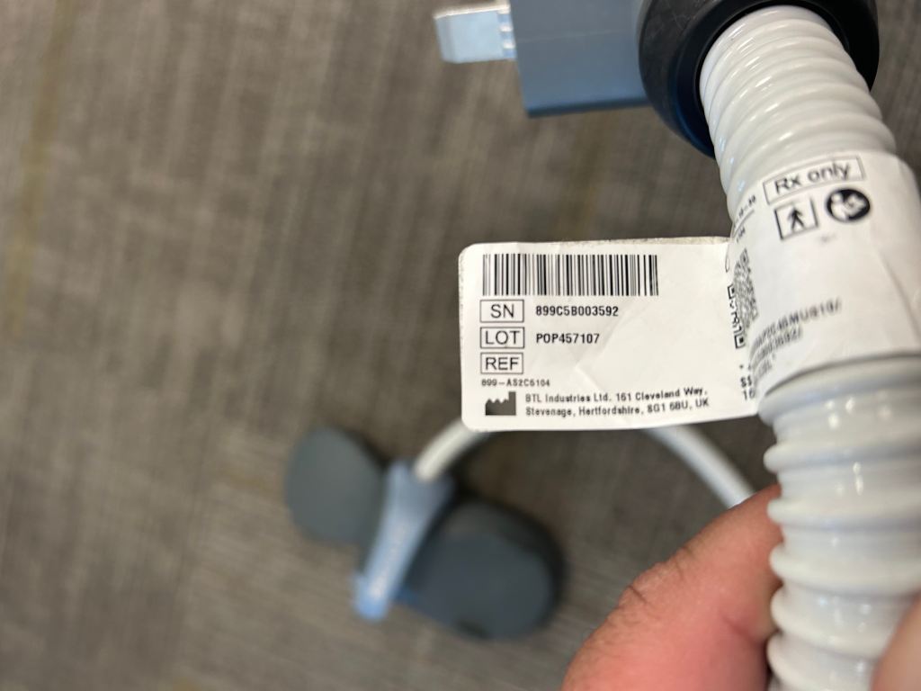 '24 emsculpt neo manufacturer tag