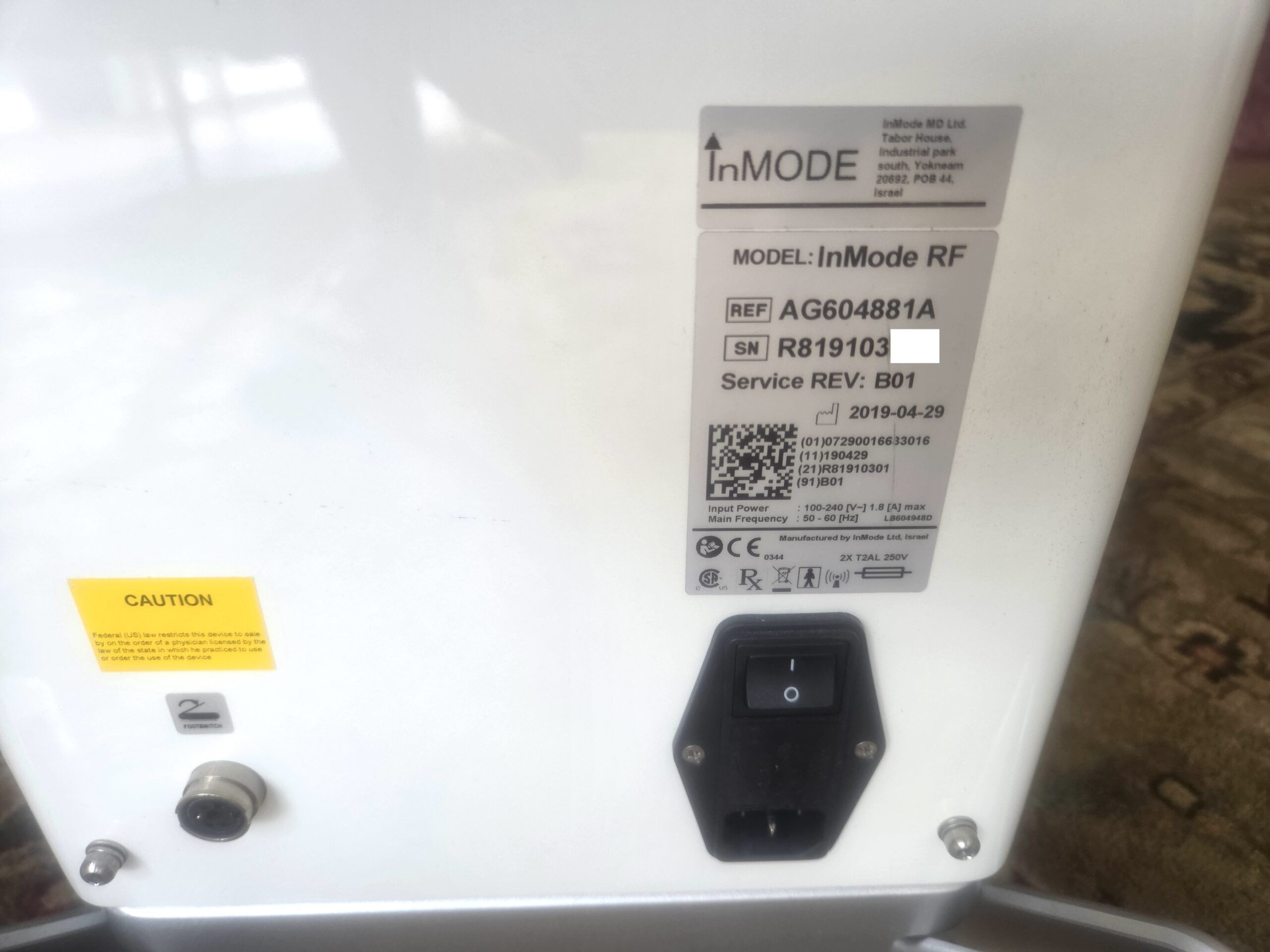2019 InMode EmbraceRF with FaceTite & AccuTite For Sale - Image 12