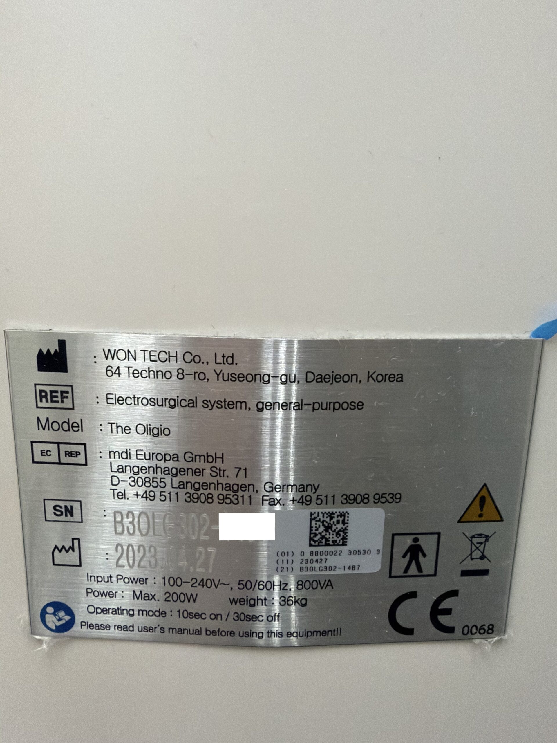 2023 Wontech Oligio RF For Sale - Image 17